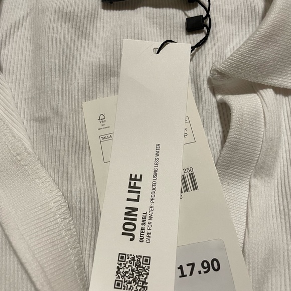 Long sleeve crop top - Picture 2 of 2